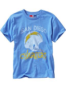 BabyGap: Junk Food football T - chargers