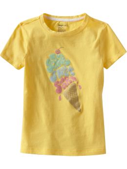 GapKids: Girly graphic T - daffodil dot