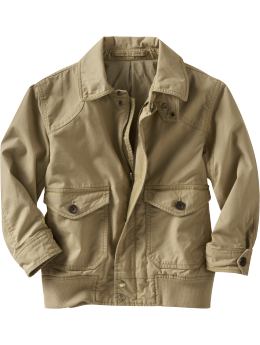 GapKids: Twill bomber jacket - rattan