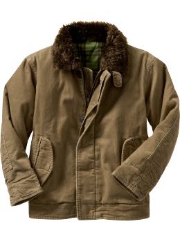 GapKids: Corduroy deck jacket - mountainside beige