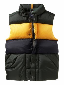 GapKids: Colorblock puffer vest - multi stripe