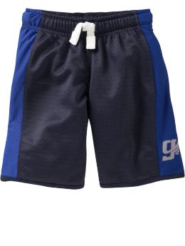 GapKids: Sporty colorblock mesh shorts - bodega bay