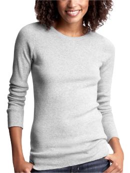 Women: Crewneck sweater - heather gray