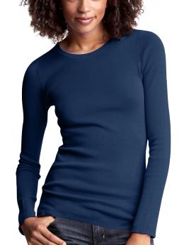 Women: Crewneck sweater - pangea blue