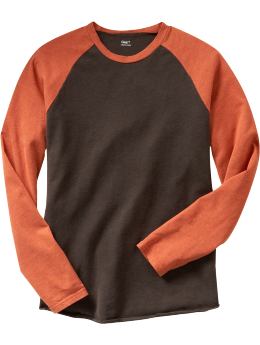 Men: The baseball shirt - brown heather