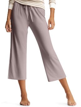 Women: Supersoft cropped pants - bergama neutral