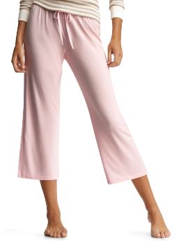 Women: Supersoft cropped pants - pink cloud