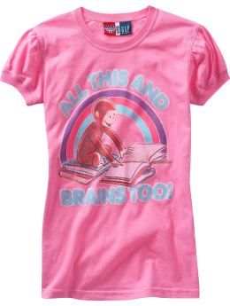 GapKids: Junk Food cartoon graphic T - curious geo brains