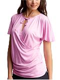 Keyhole nursing top