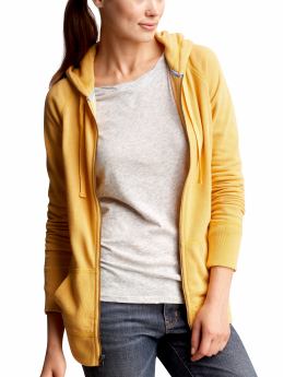 Women: Boyfriend hoodie - yellow