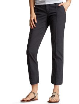 Women: Cropped navy jeans - favorite navy