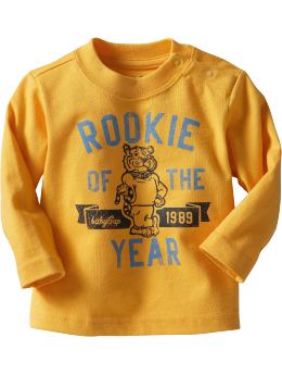 BabyGap: Long-sleeved graphic T - yellow
