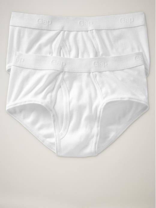 Gap Mens White Classic Briefs (2-pack)