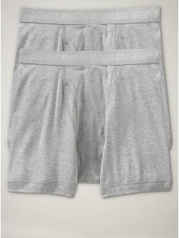 Men: Classic boxer briefs (2-pack) - heather gray