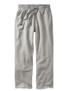 Men: Drawstring lounge pants - heather  gray