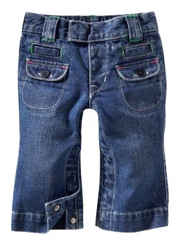 BabyGap: Heart-button jeans - denim
