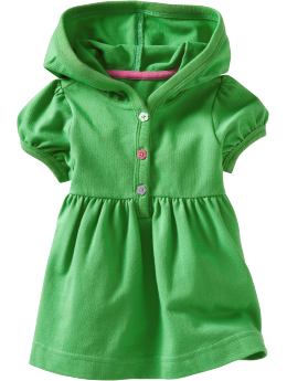 BabyGap: Pique empire hoodie - green