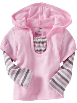 BabyGap 2 in 1 hoodie pink bloom