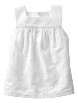 BabyGap: Embroidered tank - white