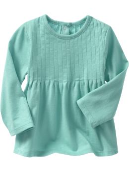 BabyGap: Pintucked top - aquarium