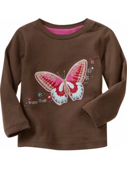 BabyGap: Too cute graphic T - brownie