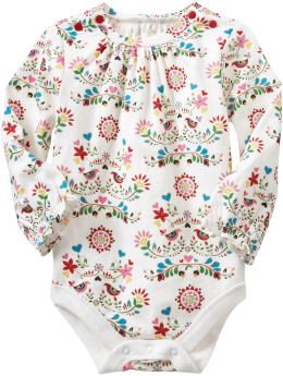 BabyGap: Printed bodysuit - butterfly