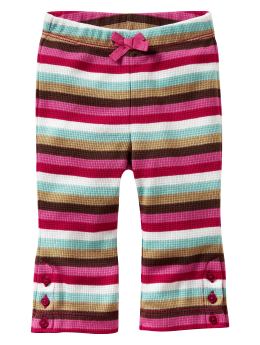 BabyGap: Striped waffle-knit leggings - stripe