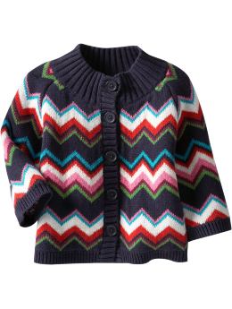 BabyGap: Zigzag sweater jacket - marine blue