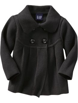 BabyGap: Swing sweater jacket - black