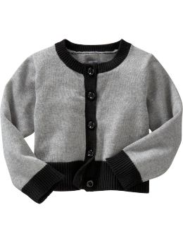 BabyGap: Two-toned cardigan - gray