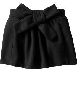BabyGap: Knit bow skirt - black