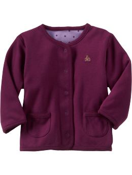 BabyGap: Reversible knit cardigan - huckleberry