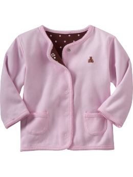 BabyGap: Reversible knit cardigan - pink bloom