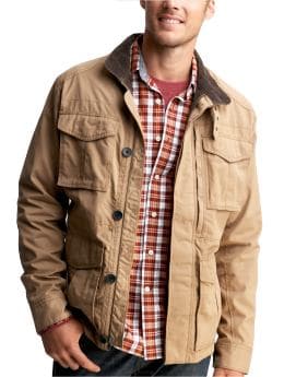 Men: Field jacket - tan