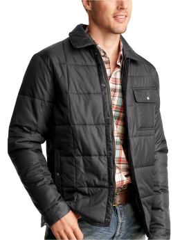 Men: Lightweight quilted jacket - clean coal