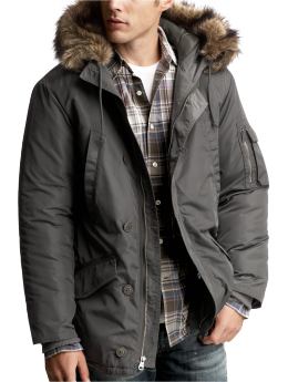 Men: Snorkel jacket - dark grey