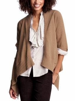 cashmer women's tall cardigans - camel heather