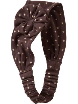 BabyGap: Flower wrap-around headband - classic brown