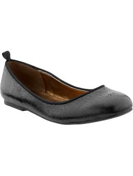 GapKids: Square-toe ballet flat - true black