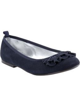GapKids: Ruffle ballet flat - blue galaxy