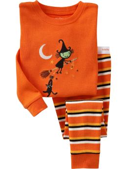 BabyGap: Halloween witch long sleep set - orange