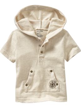 BabyGap: Hoodie T - oatmeal heather