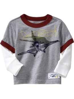 BabyGap: 2-in-1 stunt graphic T - gray
