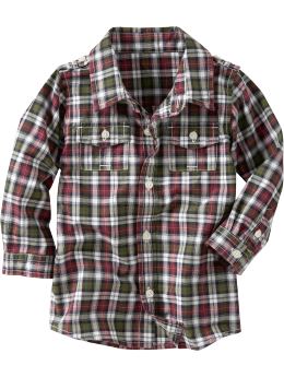 BabyGap: Plaid shirt - plaid