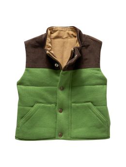BabyGap: Reversible vest - green