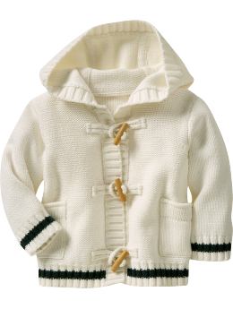 BabyGap: Toggle sweater hoodie - milk