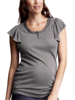 GapMaternity: Flutter sleeve top - new shadow
