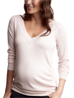 GapMaternity: Boyfriend sweater - oatmeal heather