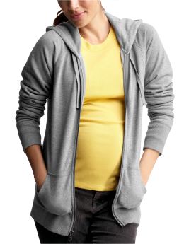 GapMaternity: Boyfriend hoodie - heather gray
