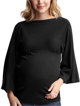 GapMaternity: Dolman-sleeve sweater - true black